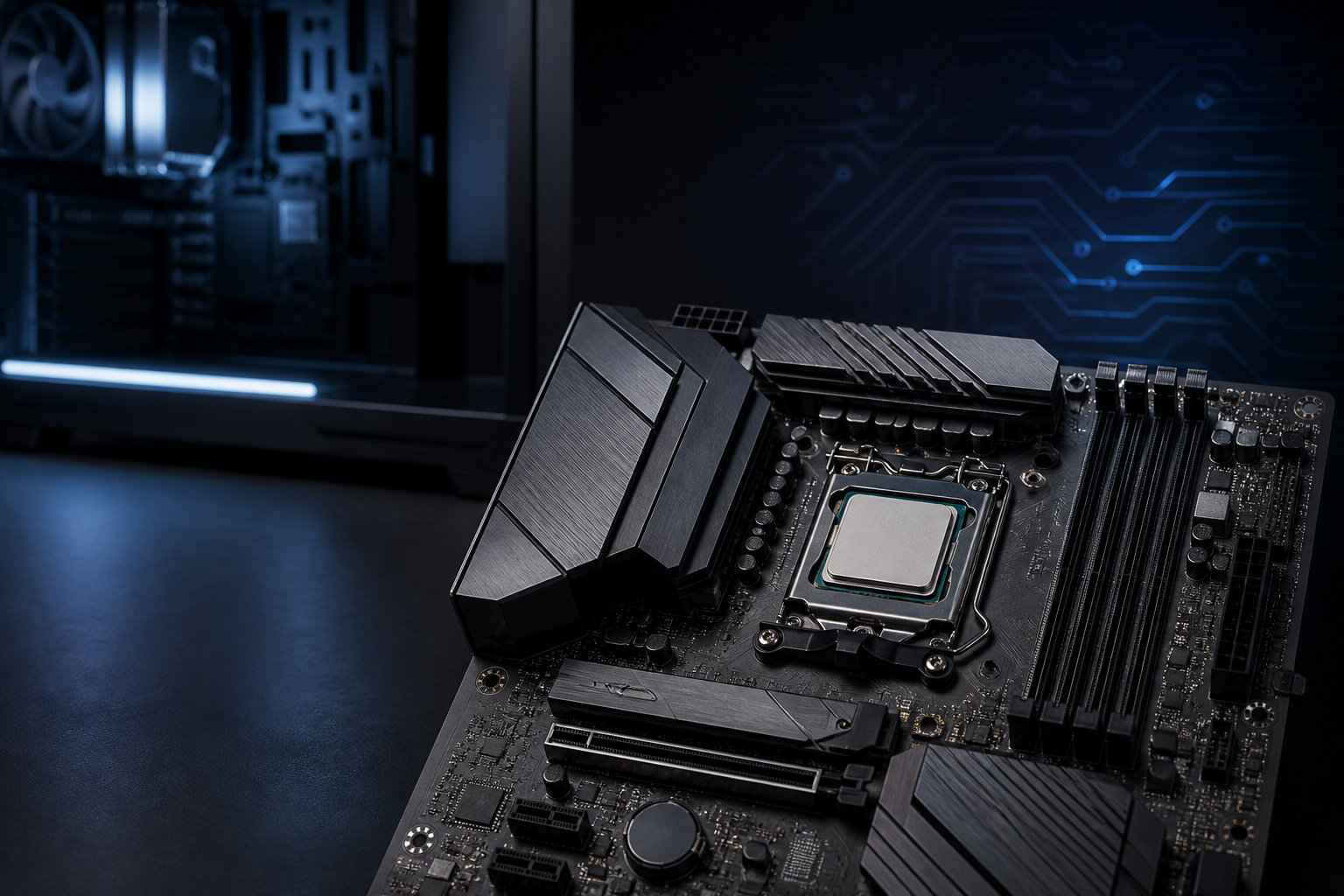 AM5マザーボードに汎用CPUを搭載した自作PCの構成イメージ
