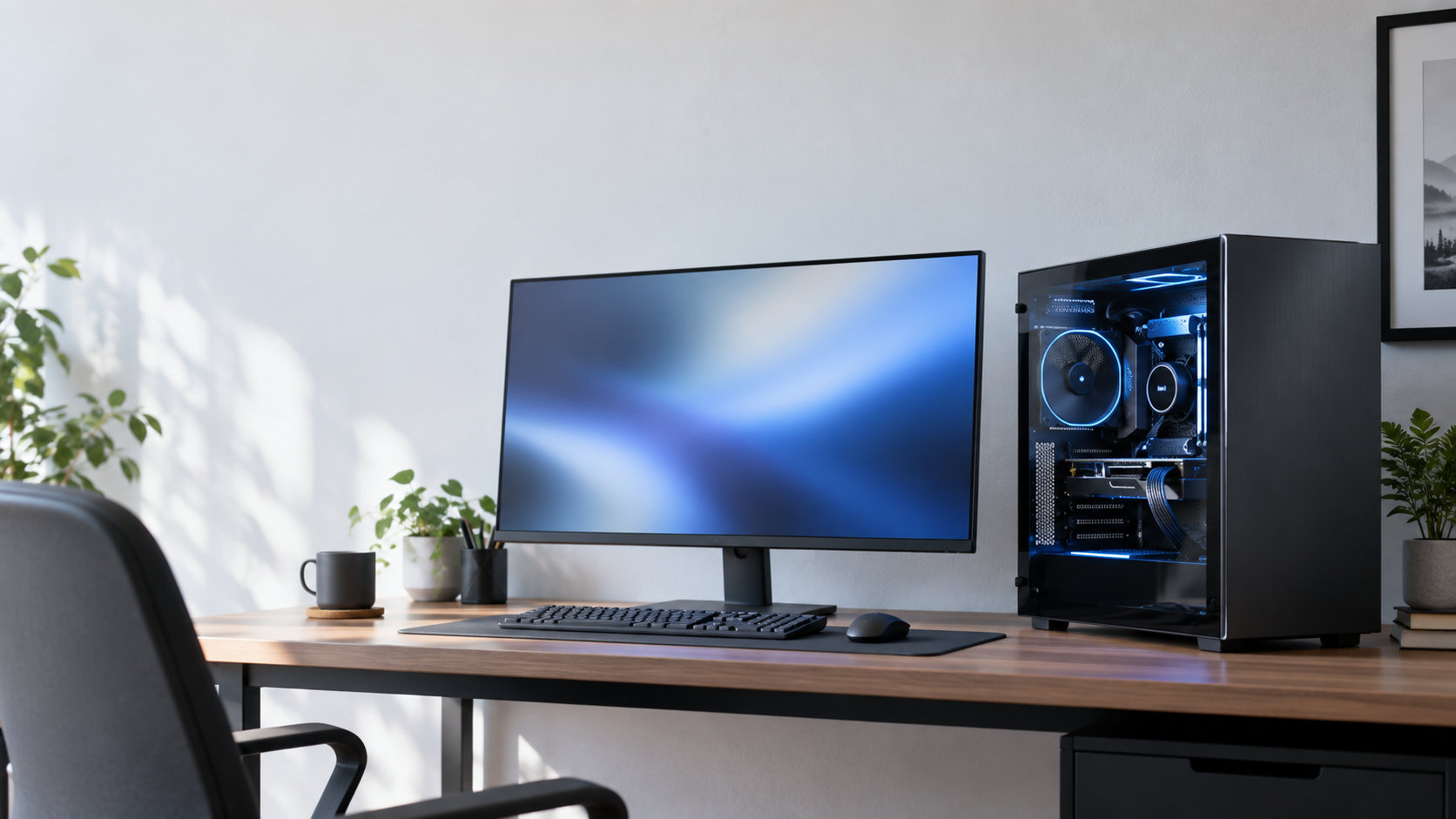 BTOデスクトップPCの購入前に構成と保証を確認するイメージ