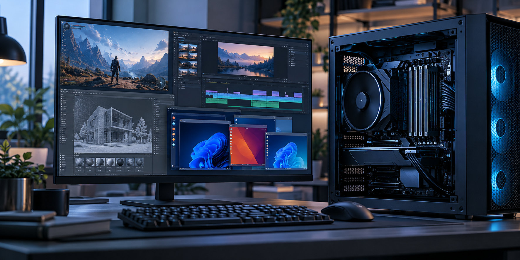 ゲームや動画編集、仮想環境を同時に扱うデスクトップPC