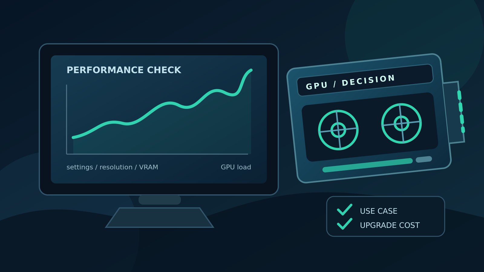 RTX 3060の用途と買い替え判断を考えるグラフィックボードのイメージ